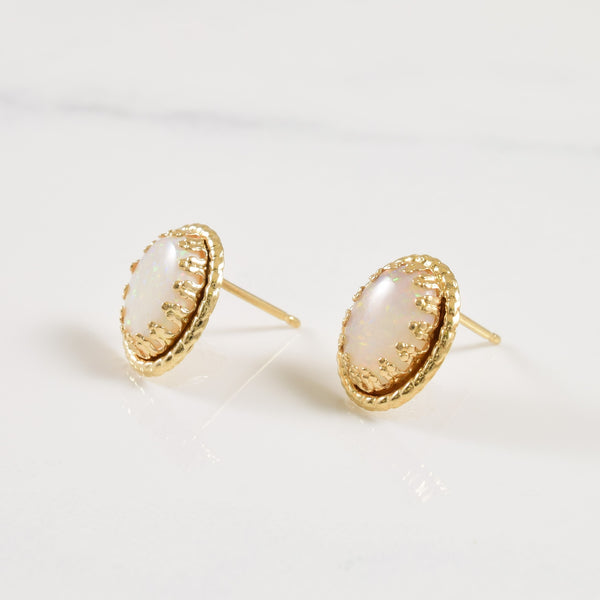 Opal Stud Earrings | 1.30ctw |