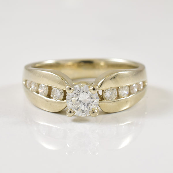 *needs pricing Tapered Diamond Ring | 0.61ctw | SZ 6.5 |