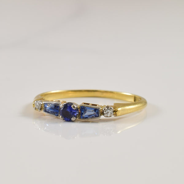 Sapphire & Diamond Ring | 0.25ctw, 0.02ctw | SZ 6.5 |
