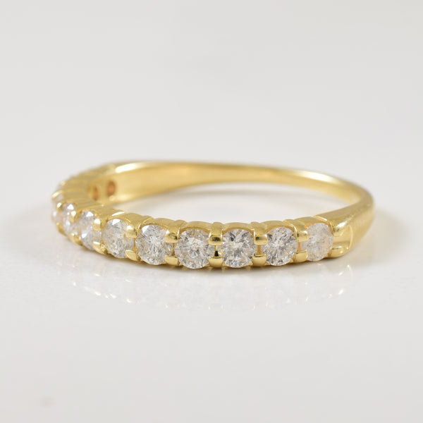 Semi Eternity Diamond Ring | 0.42ctw | SZ 5.5 |