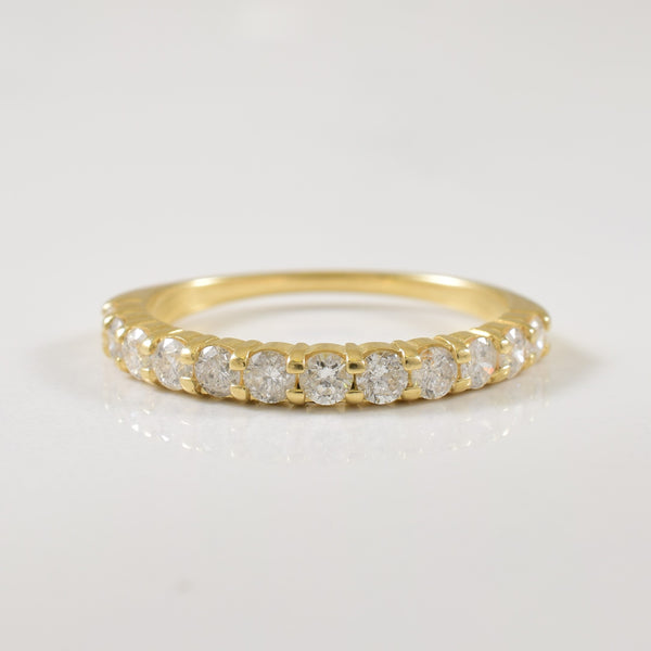 Semi Eternity Diamond Ring | 0.42ctw | SZ 5.5 |