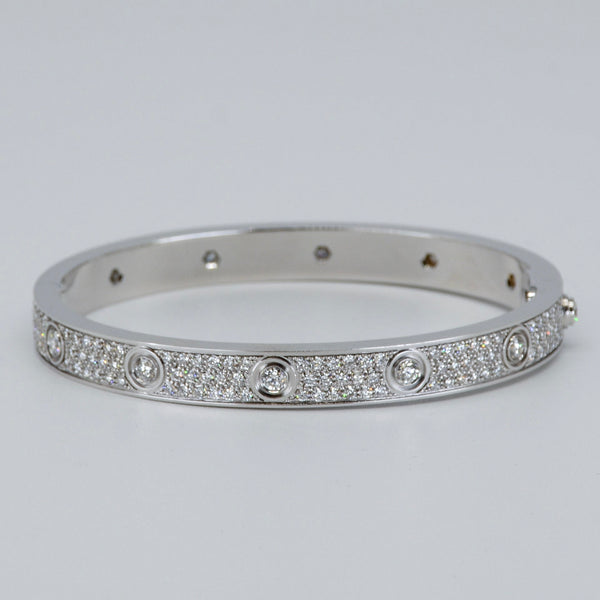 CARTIER Love Bracelet, Diamond-Paved | 3.15ctw |