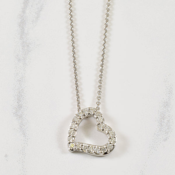 Diamond Heart Necklace | 0.25ctw | 20