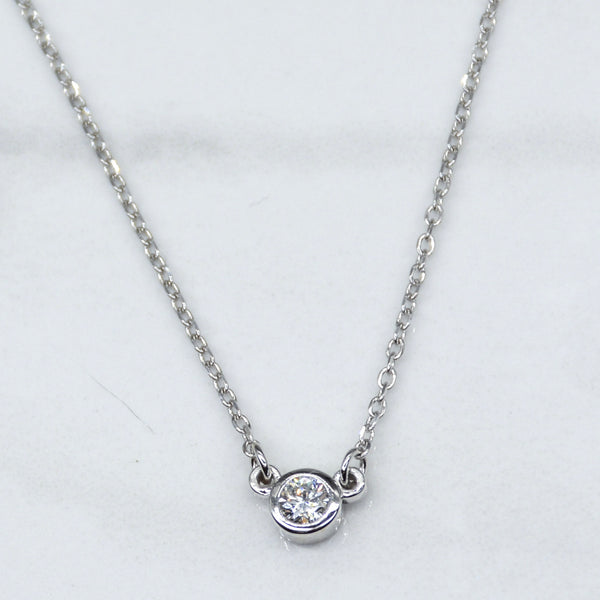 'Bespoke' Floating Diamond Necklace | 0.10ct | 18
