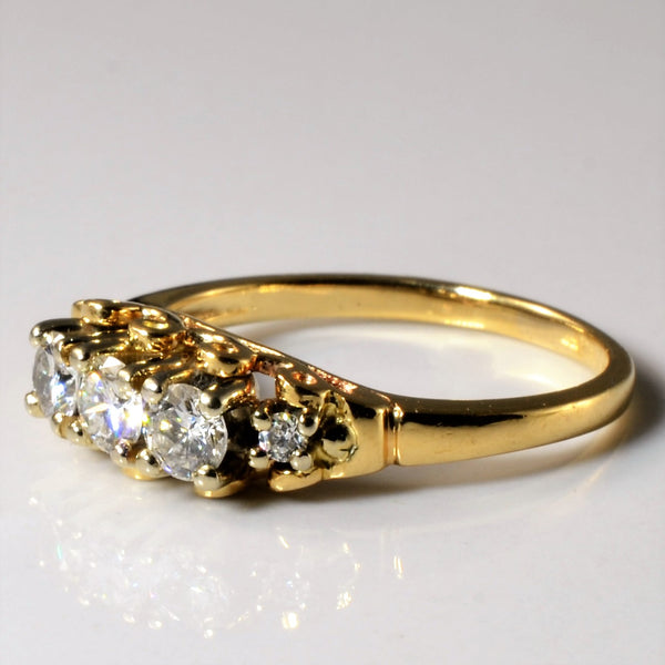 Birks' Five Stone Diamond Ring | 0.46ctw | SZ 5.75 |
