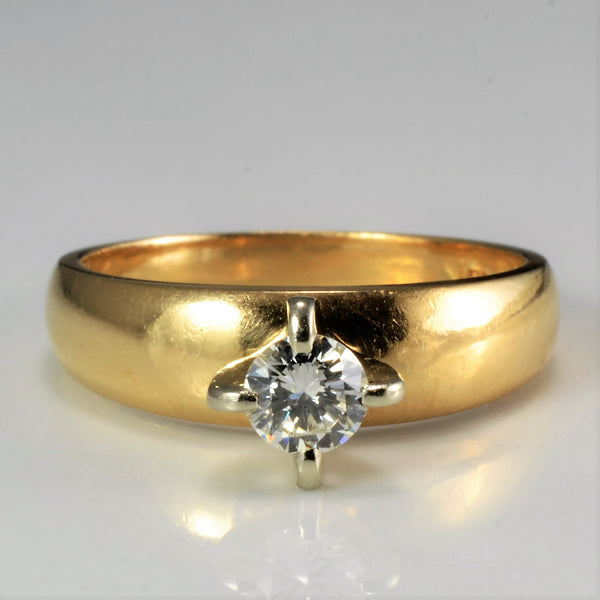 BIRKS Solitaire Diamond Engagement Ring | 0.28 ct, SZ 6 |