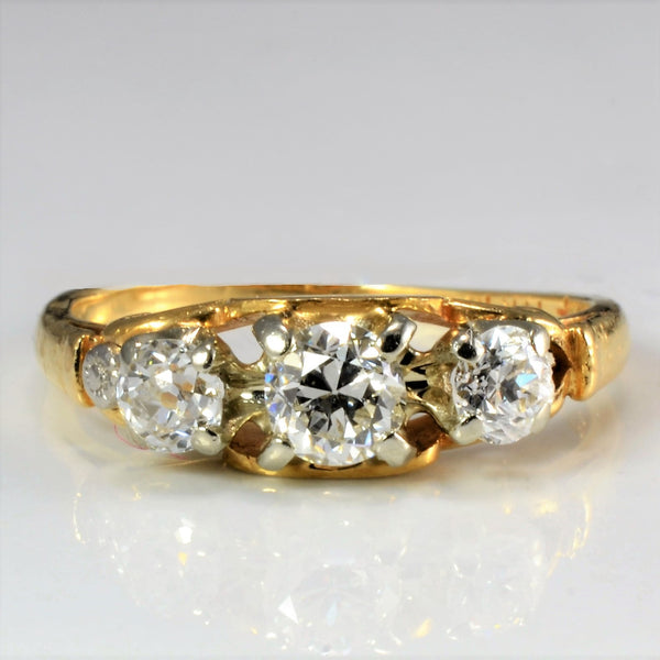 BIRKS Three Stone Diamond Ring | 0.60 ctw, SZ 5.75 |