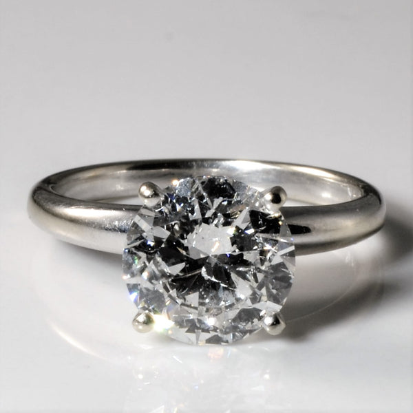 White Gold Solitaire Diamond Engagement Ring | 2.13ct | SZ 5.5 |