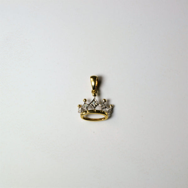 Diamond Crown Pendant | 0.025ctw |