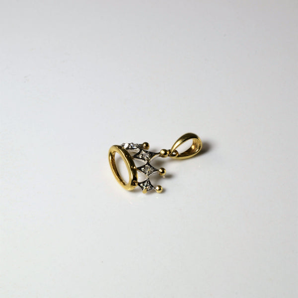 Diamond Crown Pendant | 0.025ctw |