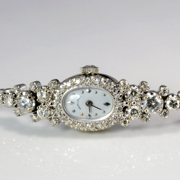 Art Deco Ladies Diamond Hamilton Watch | 1.70ctw | 8