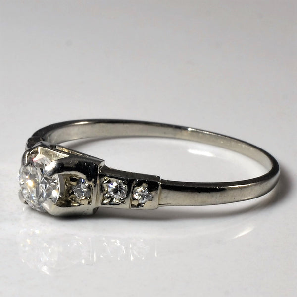 Birks' 1920s Diamond Engagement Ring | 0.38ctw | SZ 8.5 |