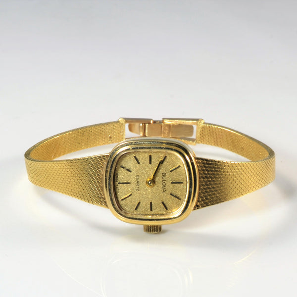 Bulova' 14k Yellow Gold Watch | 6.5