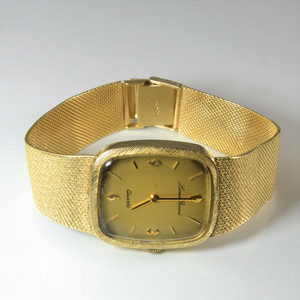Lucien Piccard' Vintage Yellow Gold Watch | 7.5