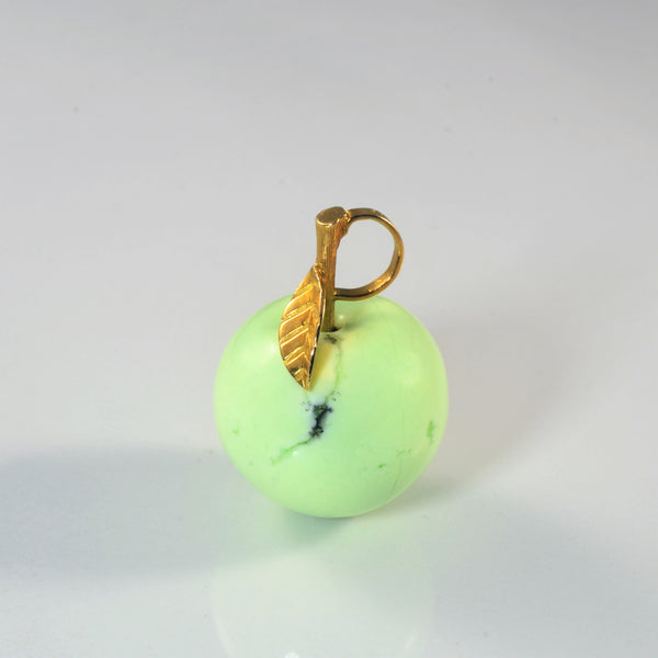 Cavelti' Green Agate Apple Pendant |