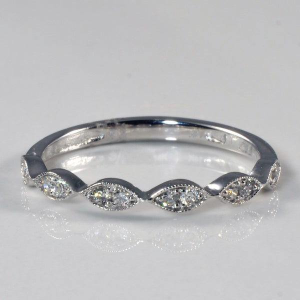 'Bespoke' Art Deco Inspired Wedding Bands | Options Available | 0.15ctw |