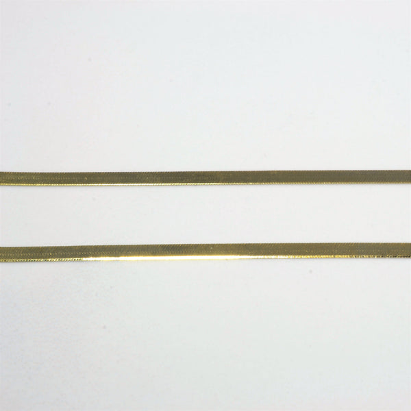 Bespoke' 3mm Herringbone Chain | 18