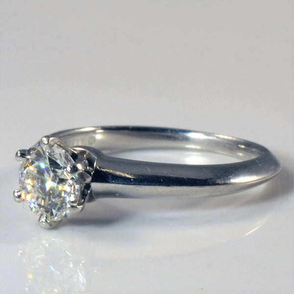 Tiffany' Platinum Solitaire Engagement Ring | 0.71ct | SZ 4.75 |