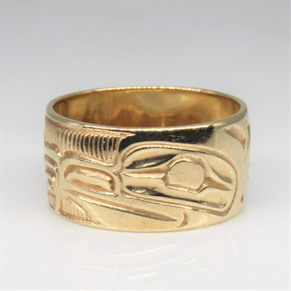 Haida Raven & Eagle Art Ring | SZ 8.75 |