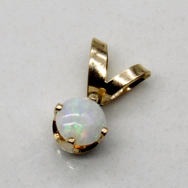 Mini Opal Cabochon Pendant | 0.10ct |