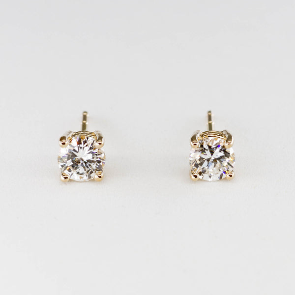 '100 Ways' Diamond Studs in White or Yellow Gold | 2/3 carat | Options Available |