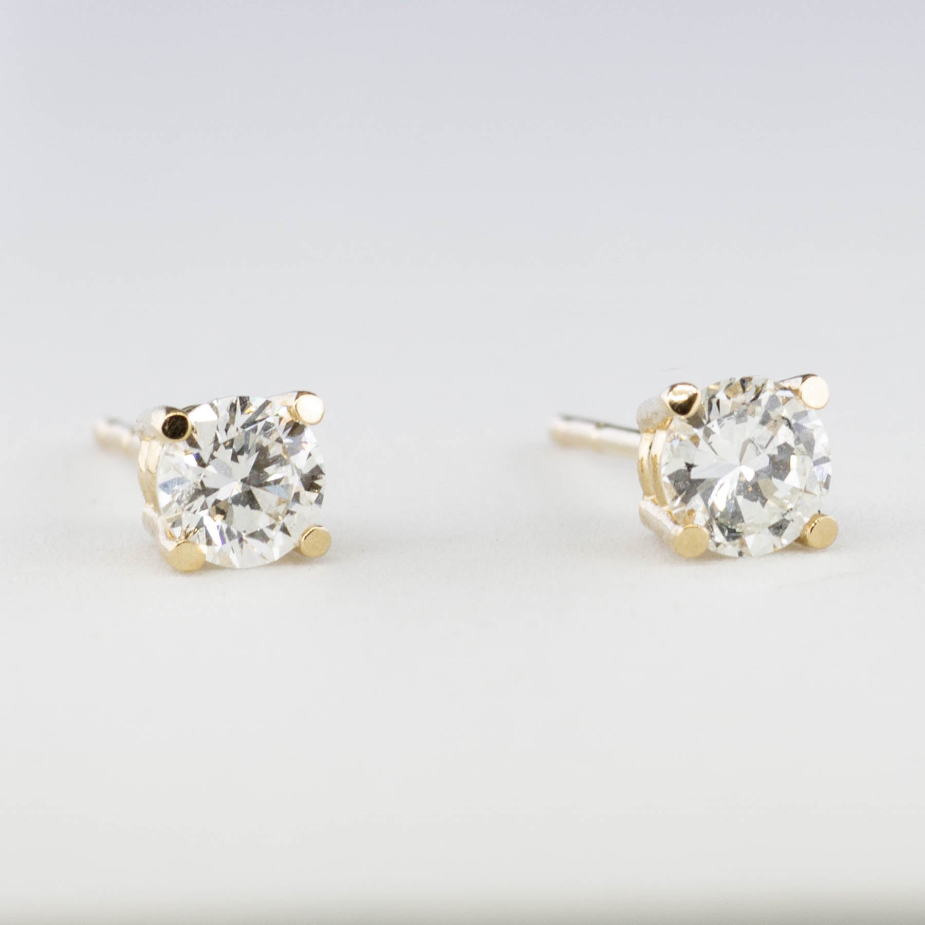 100 Ways Yellow Gold Diamond Studs | 1/2 carat | Options Available