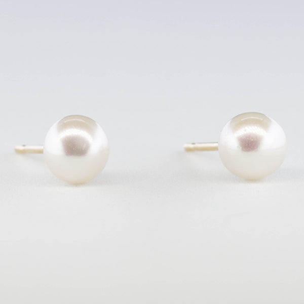Bespoke' Classic Pearl Stud Earrings |