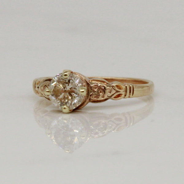 Bespoke' Orange Blossom Engagement Ring | 0.69ct | SZ 5.75 |
